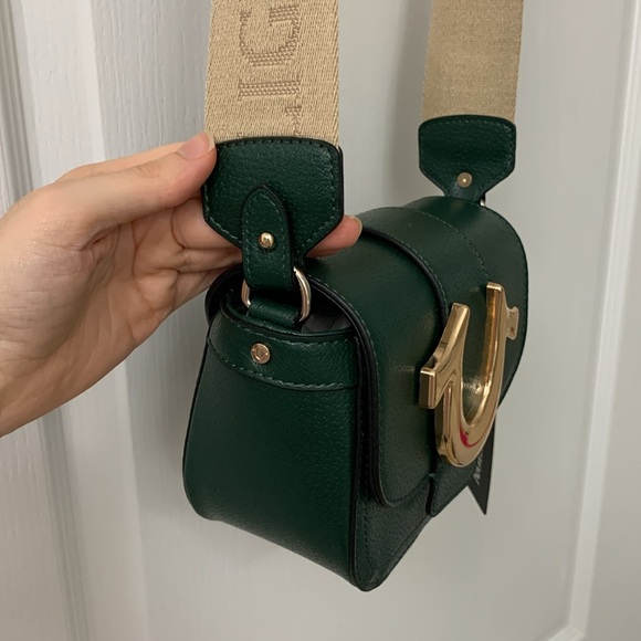 Deep Green True Religion Mini Crossbody Bag - Picture 9 of 17